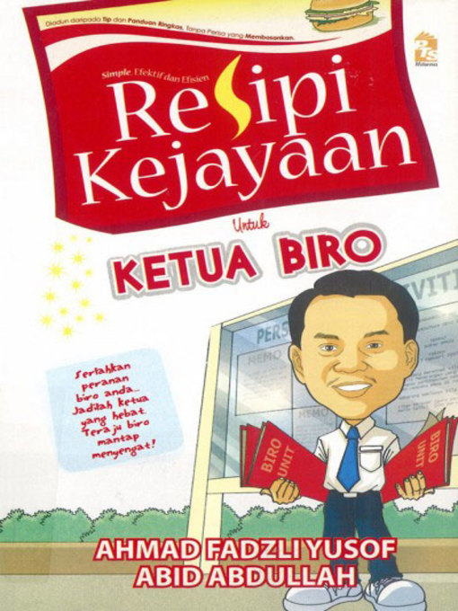 Title details for Resipi Kejayaan untuk Ketua Biro by Ahmad Fadzli Yusof - Available